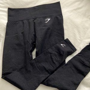 Gymshark energy seamless black legging size small